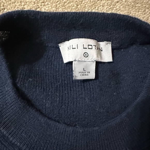 Target Nili Lotan navy stripe sweater - Picture 4 of 5